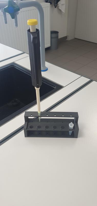 stand for microsyringe and test tube