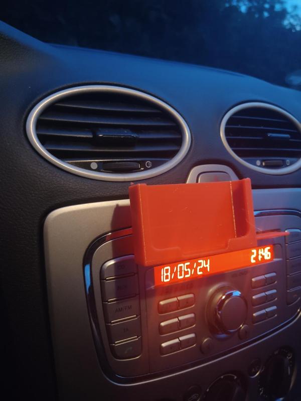 Universal CD-car slot PHONE holder, mount. Xiaomi Redmi Note 9S. Quick change!