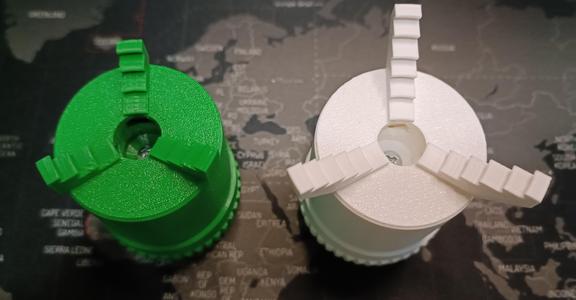 Longer teeth for "vise miniature holder for painting"