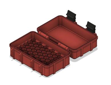 AAA Battery Storage Box, waterproof, large capacity