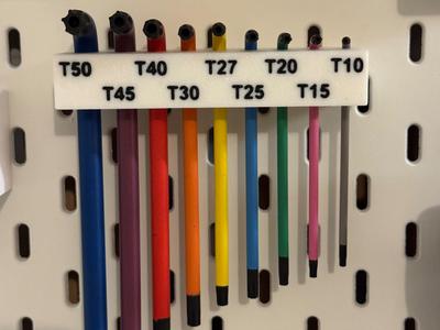 Skadis Torx Key Holder