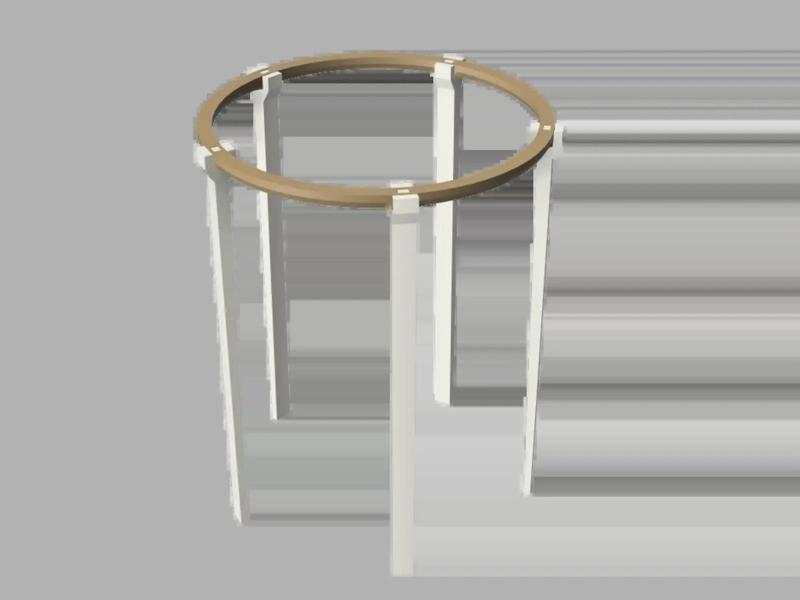 Plant support with higher fit tolerance