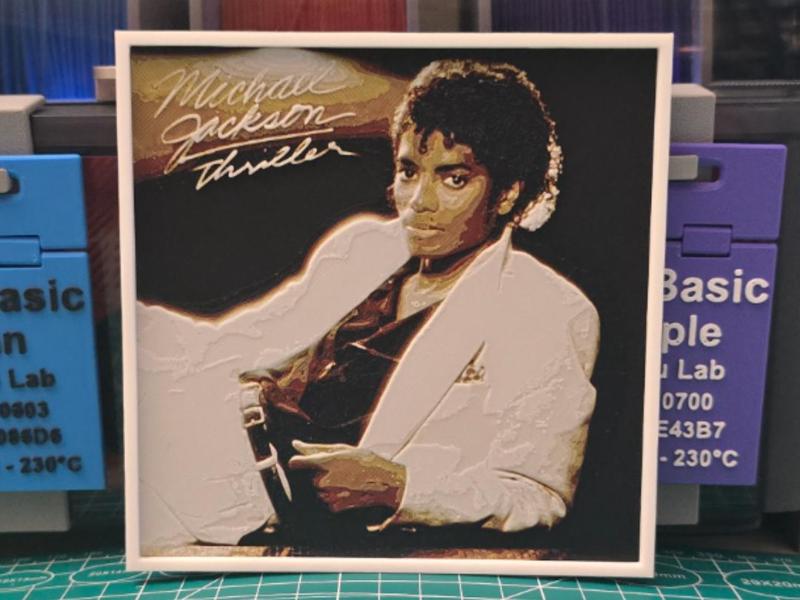 Michael Jackson "Thriller" Album - Hueforge Art