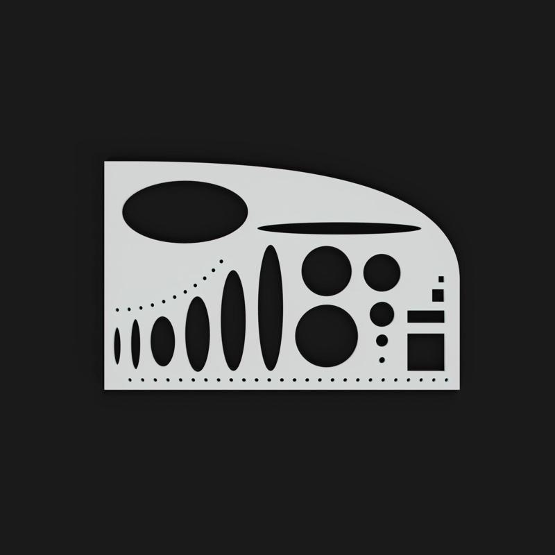 Drawing + Lettering Stencil