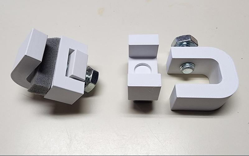 Pool cover clamp for 10mm bolt