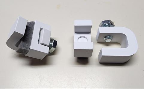 Pool cover clamp for 10mm bolt