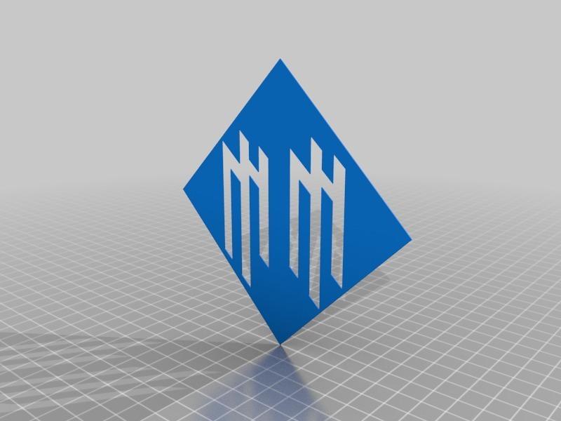 Marilyn Manson coaster - 2 colour