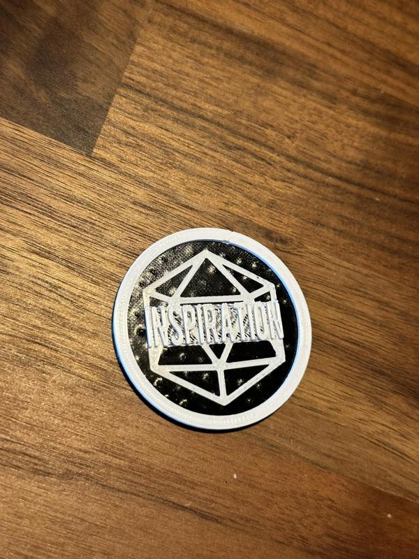 Inspiration Token Coin - DnD