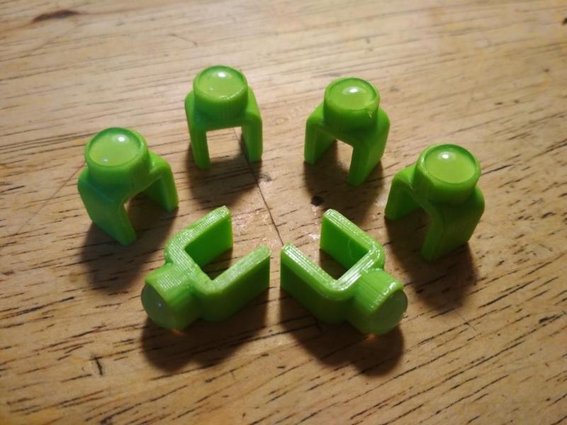 Anet A6 anti-vibration pads using hot glue