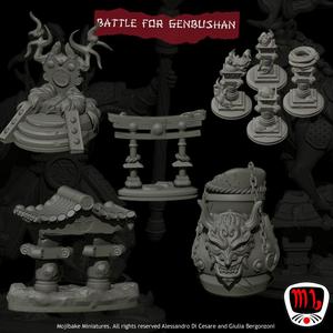 Battle for Genbushan Terrains & props ONLY