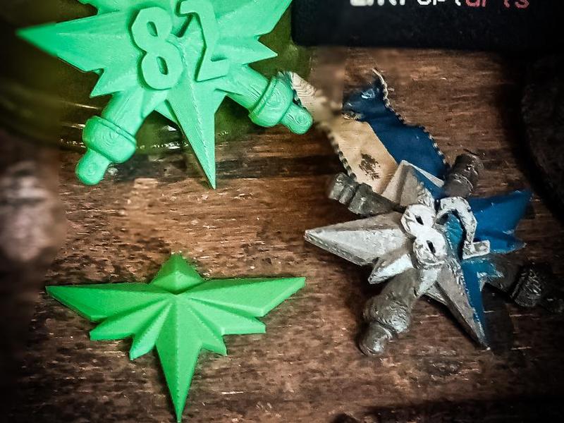 Foxhole warden / 82 Dread Korp Siege Regiment Logo