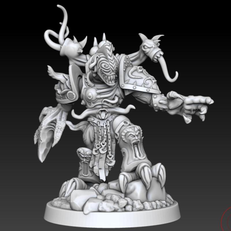 Demented Possessed Modular Chaotic Marines (presupported)