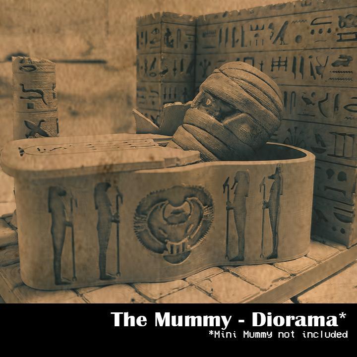 The Mummy Diorama for Wekster Mini Dude Mummy