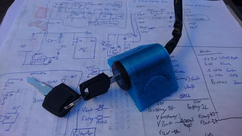 Universal Key Switch Mount Holder