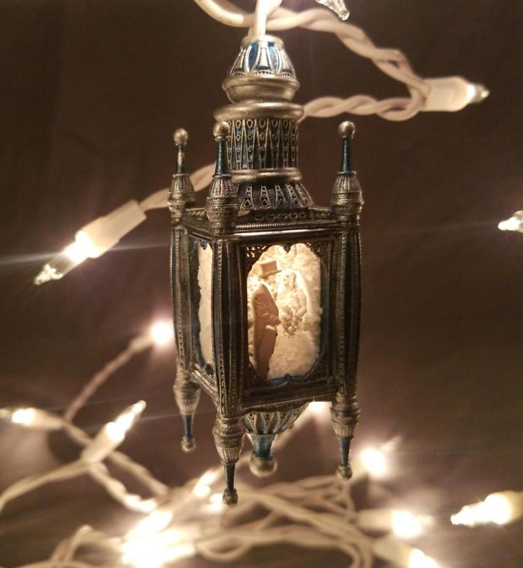 String Light Lithophane Ornament