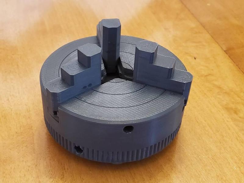 3 jaw scroll chuck