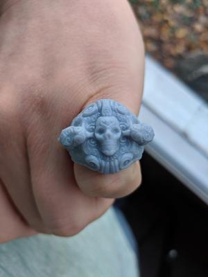 Skullnsnakes ring