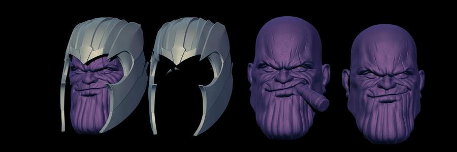 Thanos Smoking Cigar Head