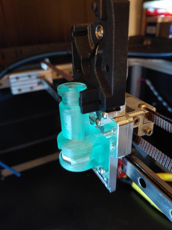 Volcano mount for standard and threaded heatsink to BMG on Railcore