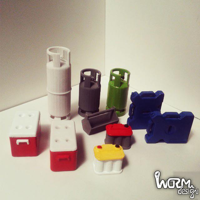 1/10 Scale Rotopax - Double