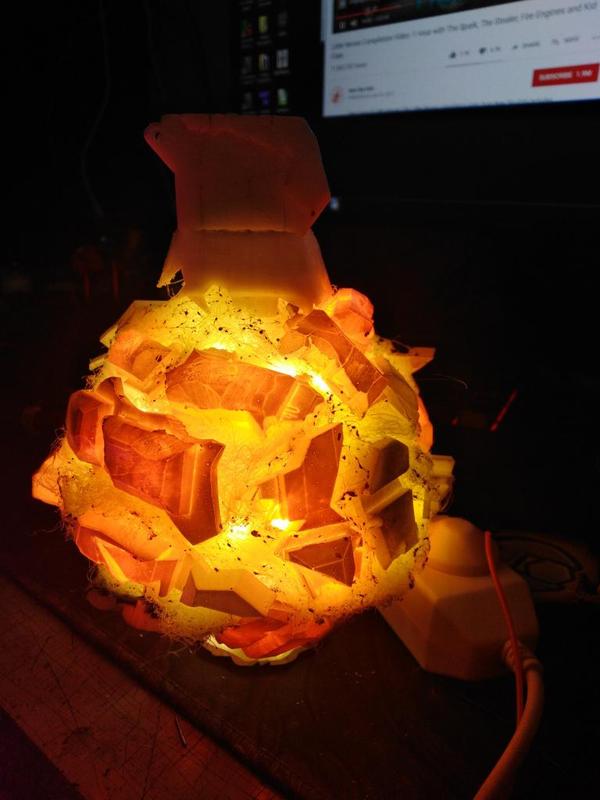Exploding Grenade Lamp