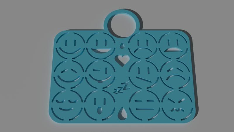 Emoji Template With Solid Outline