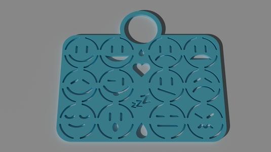 Emoji Template With Solid Outline
