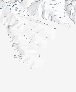 low poly topographic map