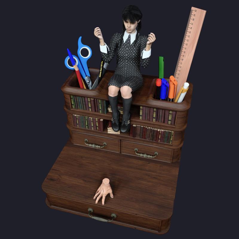 Wednesday desk organizer