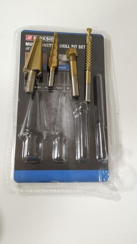 Parkside multi-function drill bit stand