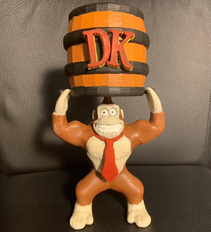 Donkey Kong and Barrel