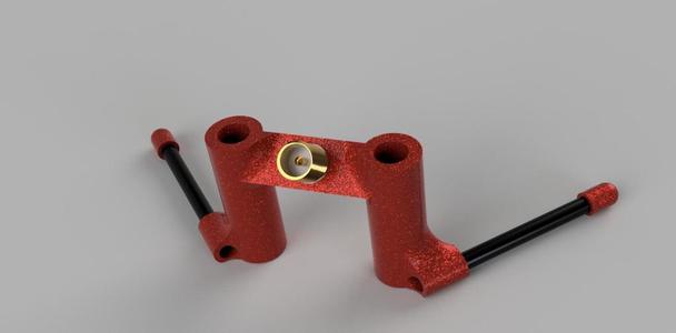 Mode 2 Ghost Antenna mount with rx tube 