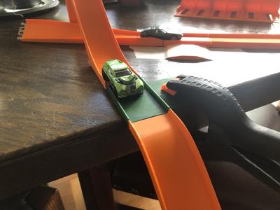 Attachable track for Custom Hot Wheels Track System