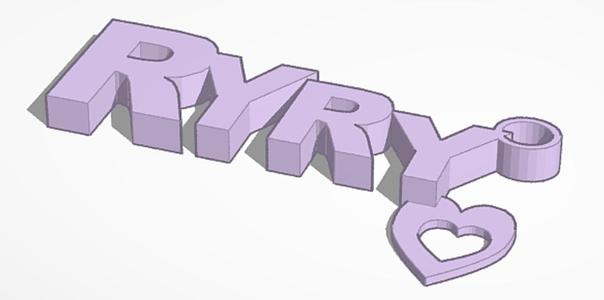 Ryleigh crazy  keychain