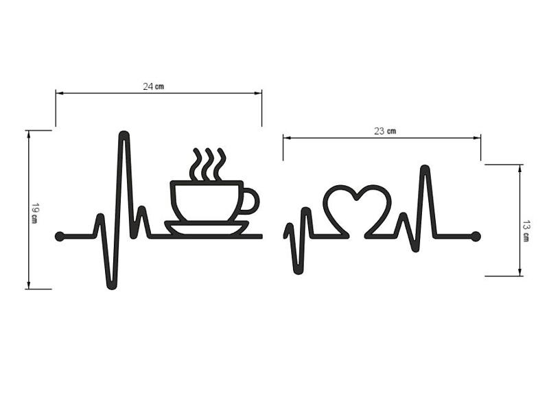 I Love Coffee 47cm x 19cm