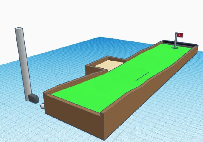 Tabletop Mini Golf