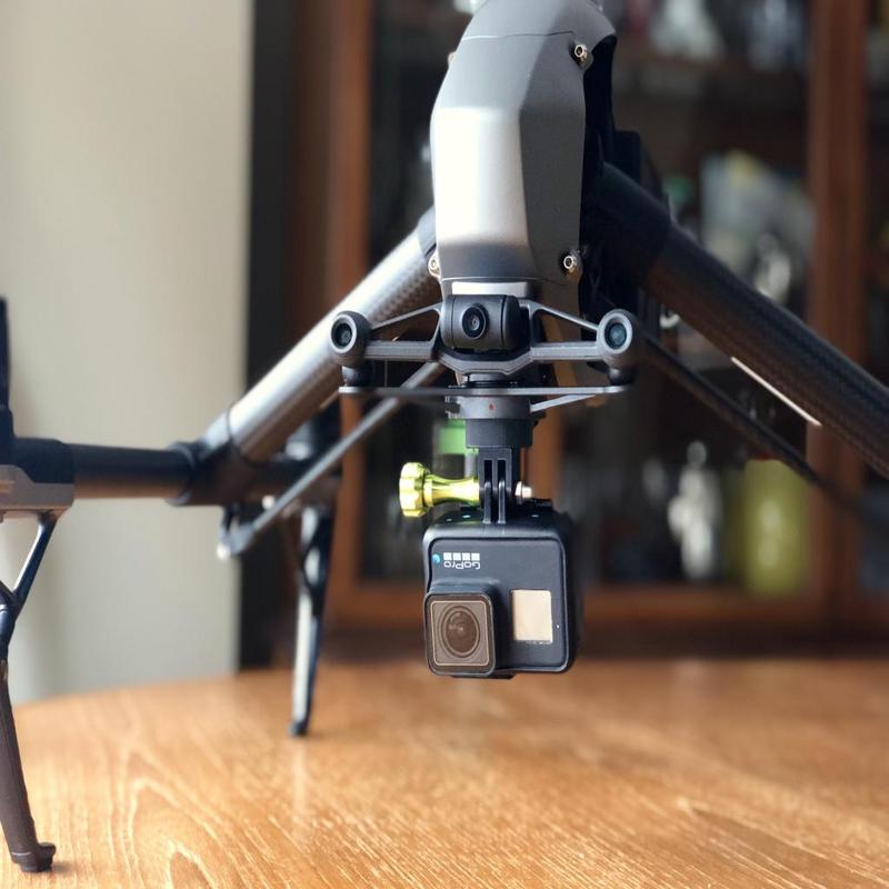 DJI Inspire 2 GoPro Mount (Adjusted)