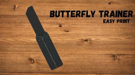 Easy Print Butterfly Knife