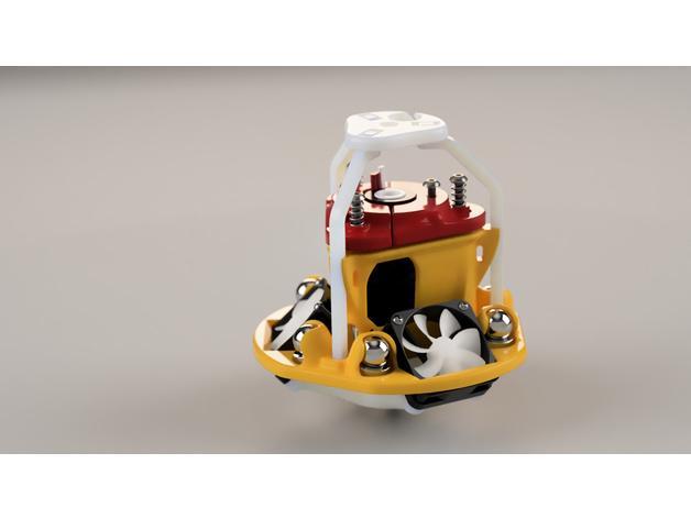 Magnetic Effector with embeded auto-bed leveling sensor