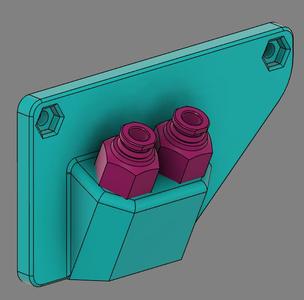 Original Enclosure PTFE Mount with Push Fitting