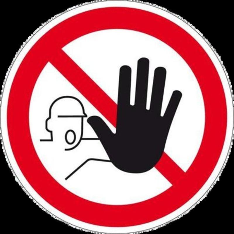 STOP ! NO ACCES - Entrée interdite - Acceso prohibido