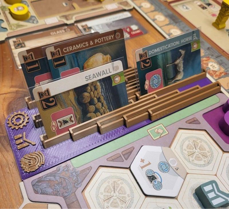 Inventions - Evolution of Ideas: Player Invention Card Tray