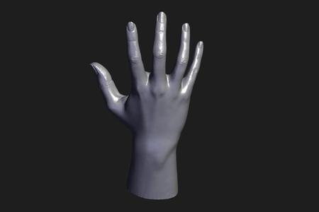 Hand - 3D Scanned by Revopoint MIRACO