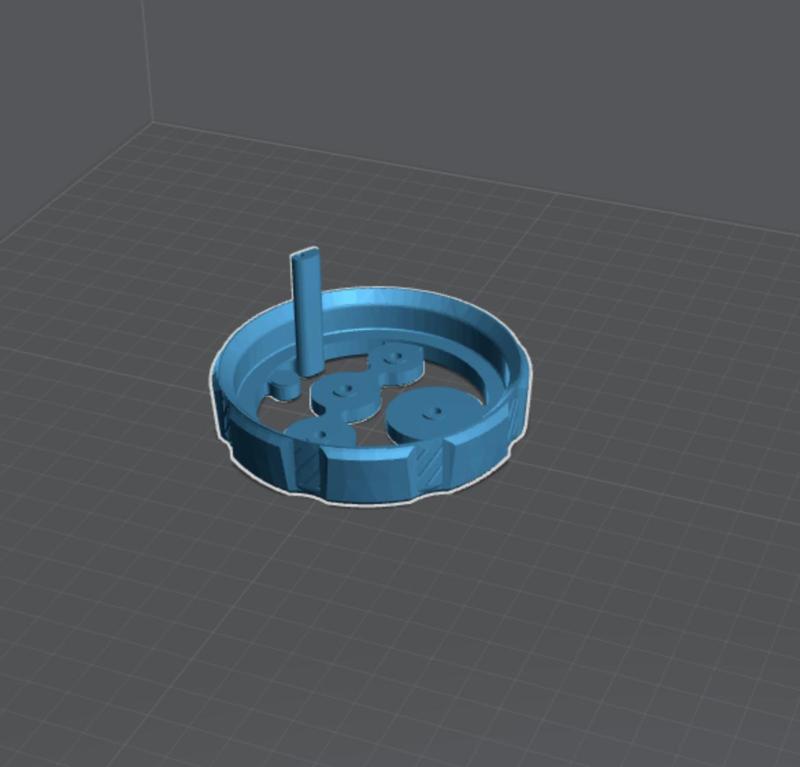 Umikot Spin Ring REMIX  (54mm Version) - Planetary Gear Spirograph Espresso WDT Tool