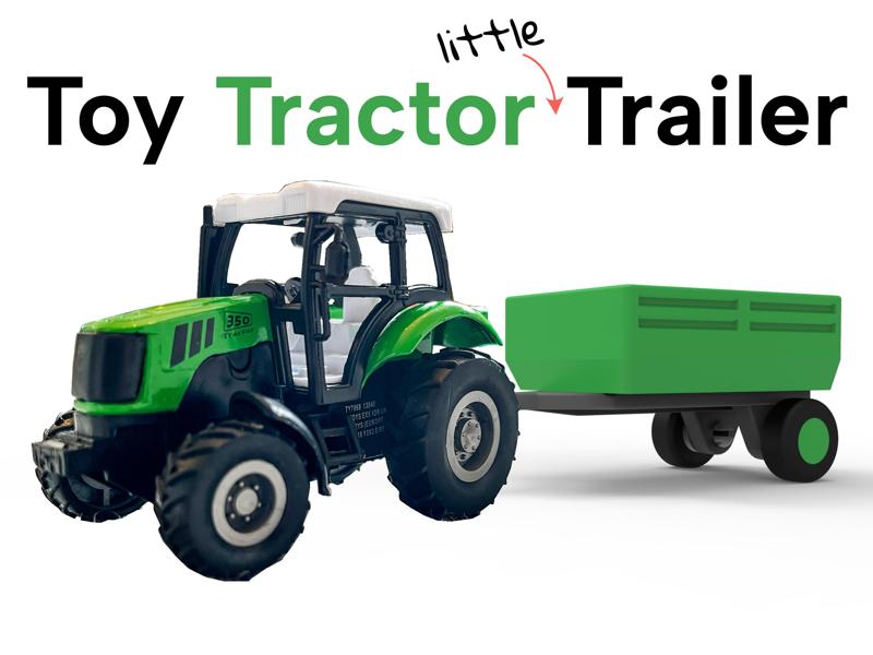Toy Tractor Trailer (small)