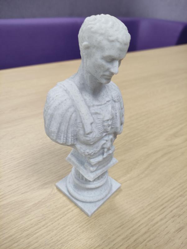 Julius Caesar On Ionic Column Pillar Base (Remix)