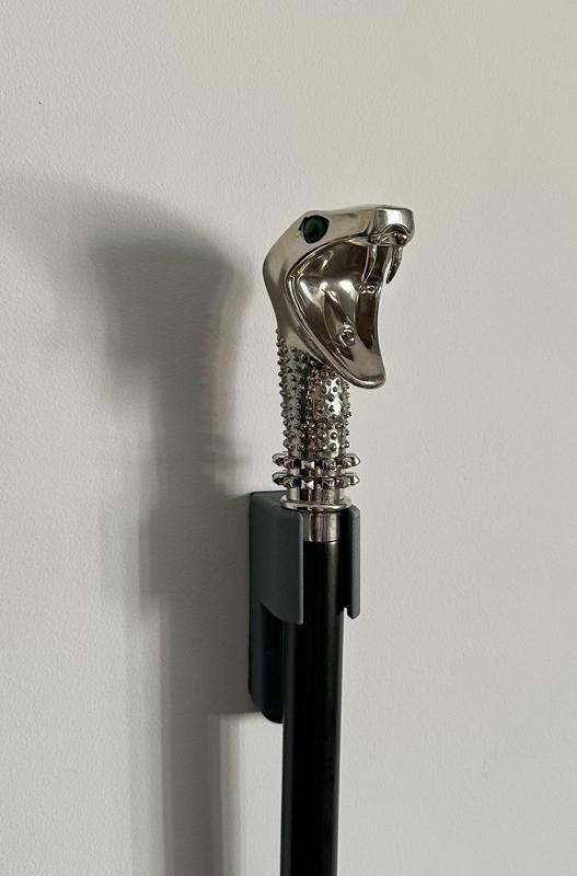 Walking stick wall mount