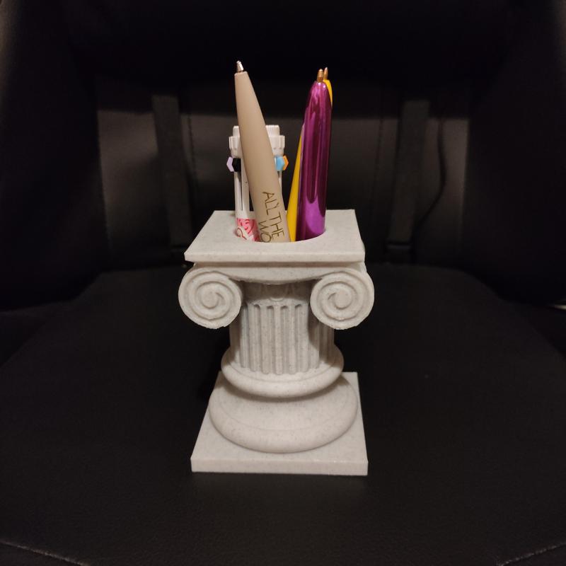 Ionic Column Pillar Pen Holder (Remix)