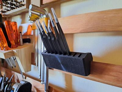 Tweezer Holder for French Cleats