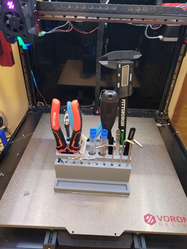 Printer tool organizer